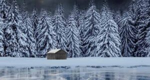 Das gefrorene Fackelmädchen