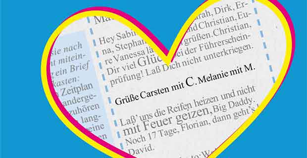 Grüße Carsten mit C. Melanie mit M.