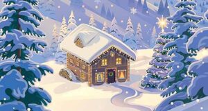 Weihnachtsplätzchen im Winterwunderland
