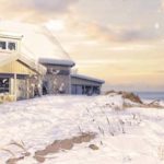 Winter im kleinen Fördehaus